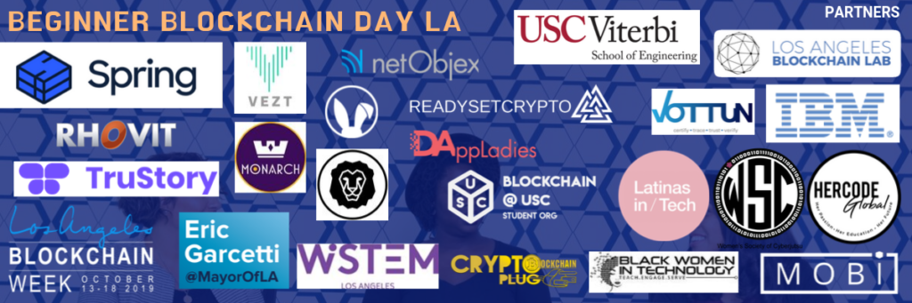 Beginner Blockchain Day LA Sponsors and Partners